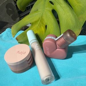 Kaja Makeup Bundle of 3 items for face, eyes & lips! 🧒 👁️ 👄